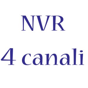 NVR Hikvision 4 Ingressi