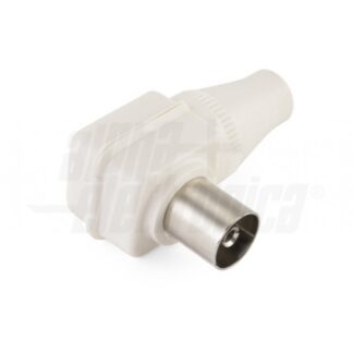 56 - Presa coassiale TV 9,5 mm schermata a 90° - Alpha Elettronica