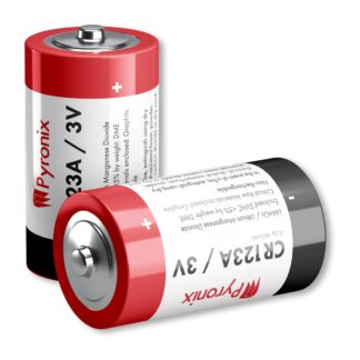 BATT-VARTA-CR123A-R - Batteria di ricambio al litio 3V per MC1MINI-WE, MC1/SHOCK-WE, KX10DP-WE - Hikvision