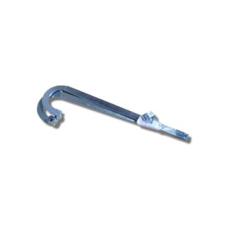 BCB - Coppia di bracci curvi con bussola tonda per alberi AT Per: GLSTAR1E - GLMECHA24M - GLMECHA230M - Cardin