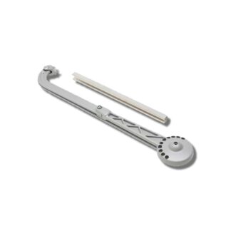 BL3924DRM - Braccio dritto con slitta in alluminio pressofuso verniciato Per: BL3924MCB - BL3924MRCB - Cardin