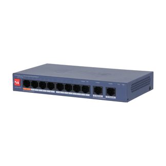 Switch Dahua CS4010-8ET2GT-60, vista da tre quarti (45°) sinistra