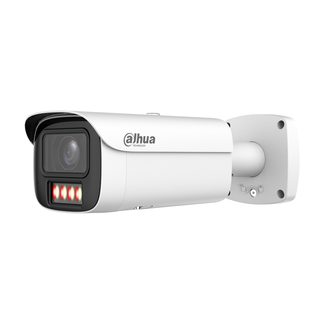 Telecamera bullet IP Dahua IPC-HFW5459E1-ZE-IL, vista laterale a 45 gradi