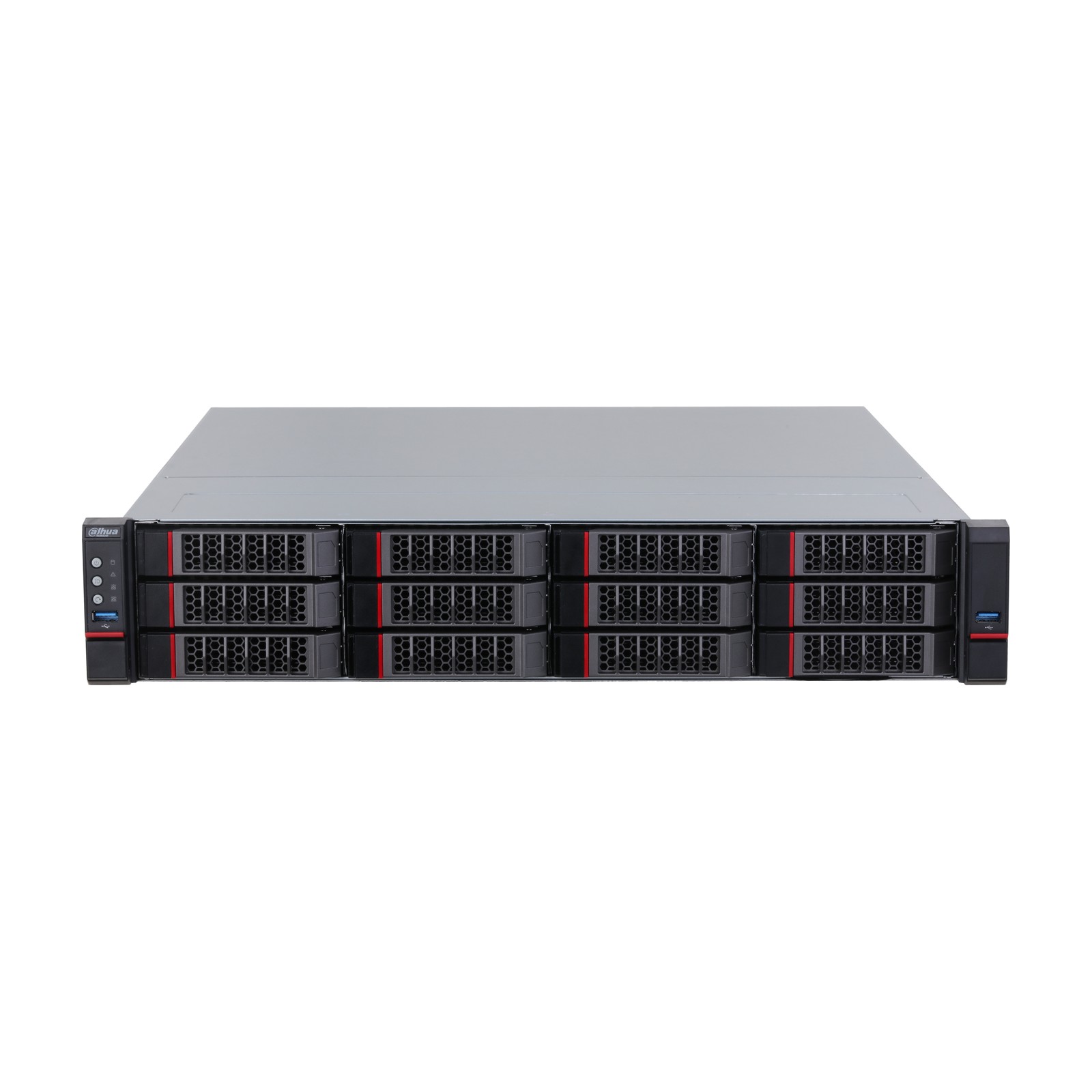 Server di videosorveglianza Dahua IVSS7112R, vista frontale
