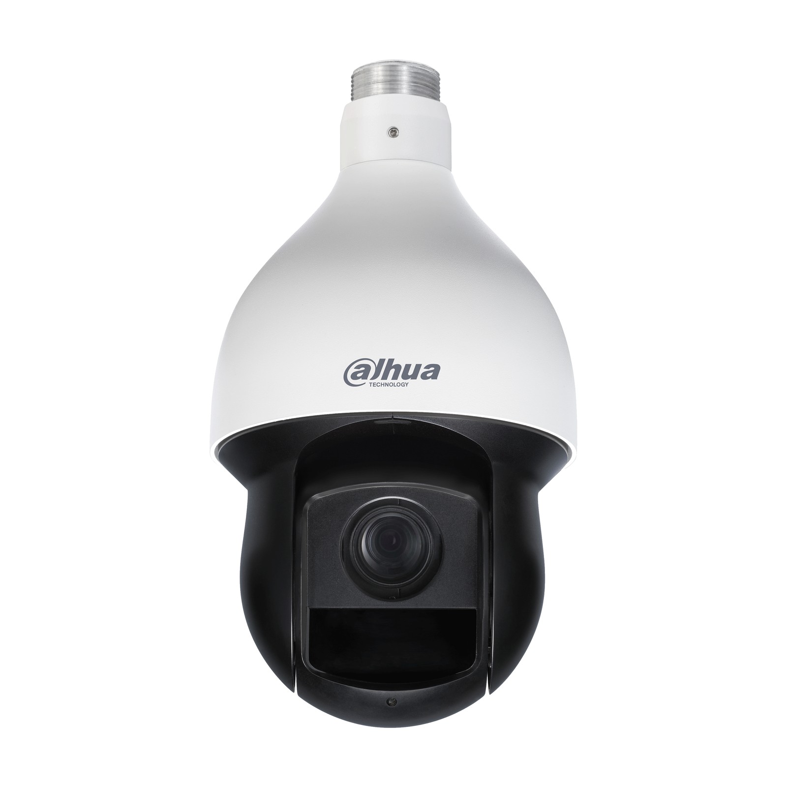 Telecamera speed dome PTZ Dahua SD59232DB-HC, vista frontale con logo