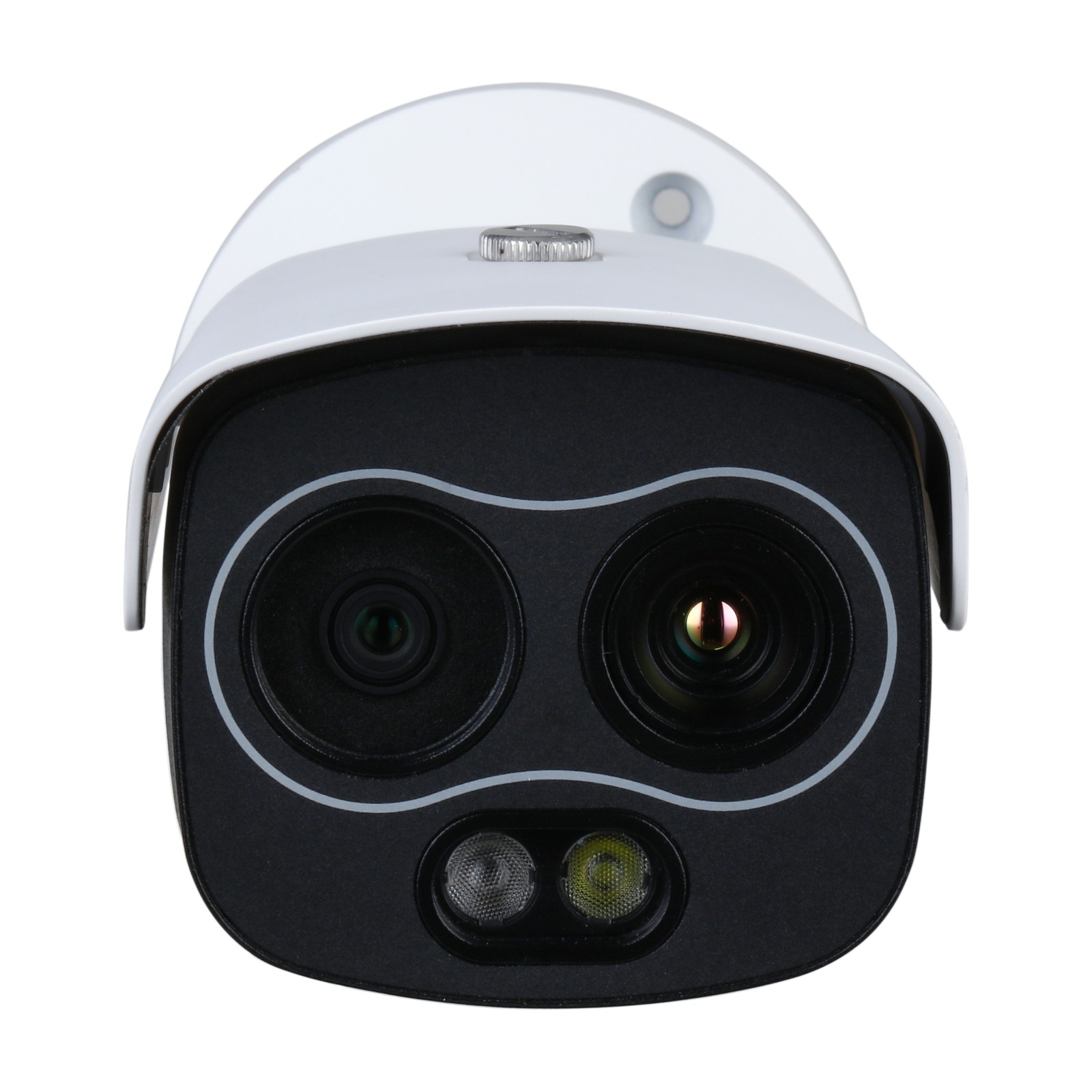 Telecamera bullet termica ibrida IP Dahua TPC-BF1241-B3F4-DW-S8, vista frontale