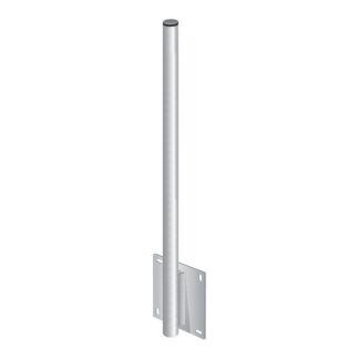 ACS4510 - Supporto a muro 1 m Ø 45 con piastra 200x180x3 distanziatore 30 mm, zincatura a fuoco - Fava