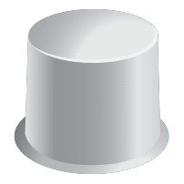 ZN1304 - Tappo cappuccio esterno Ø 25 - Fava