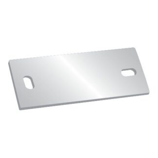 ZN1543D - Contropiastra per zanca ZN1580/1585 110x50x4 due asole 10x15, zincatura a fuoco - Fava