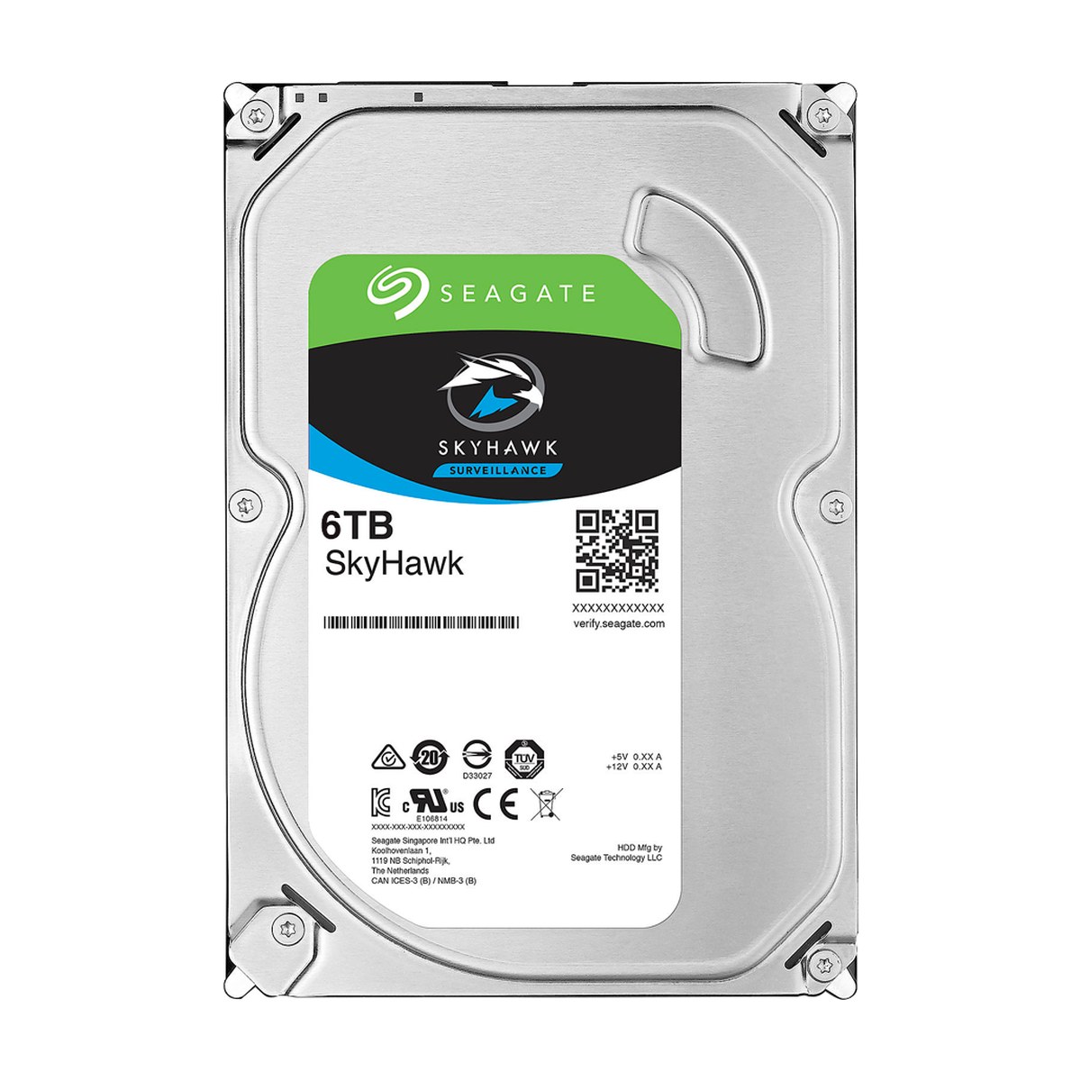Hard disk Seagate SkyHawk 6 TB ST6000VX009 per videosorveglianza