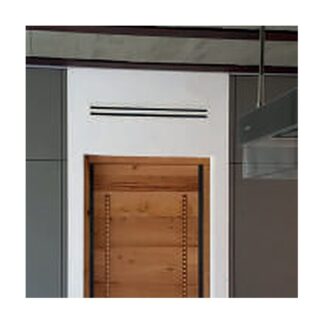 5KITDIS-DLF-200 - Kit distribuzione dell'aria 5 zone, collari da 200 mm, diffusori lineari bianchi a due feritoie - Idema