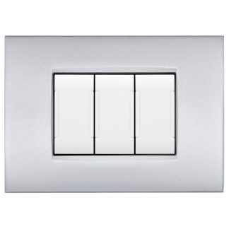 Mapam Placca Metallo Vip 3P Silver