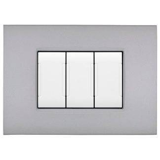 Mapam Placca Metallo Vip 4P Grigio Chiaro