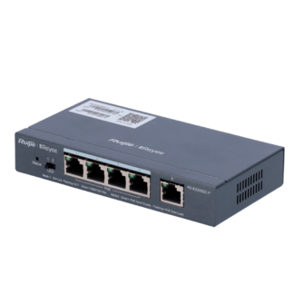 Ruijie Reyee Cloud Managed L2 PoE Switch - 4 Porte Gigabit PoE/PoE+ + 1 Uplink Gigabit