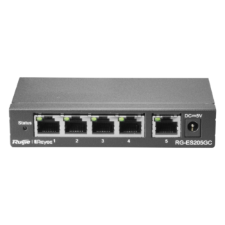 Ruijie Reyee Cloud Managed L2 Switch - 5 Porte Gigabit Ethernet RJ45 ad alta velocità