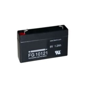 B6V-A.4315 - Batteria al piombo 6 V 1,2 Ah (2,5x5,2x10 cm) - Nice