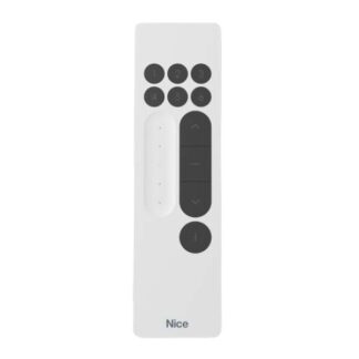 DOMIP6SV - Trasmettitore bidirezionale portatile, a 6 canali, bianco, con slider e tasto Sole On/Off - Nice