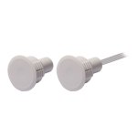 CTI122DH Vimo Contatto ABS bianco incasso porte in ferro Ø20 mm per carichi induttivi