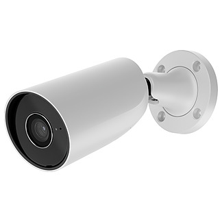 BulletCam (8 Mp/4 mm) bianco - AJAX - Telecamera IP cablata (8 Mp/4 mm)